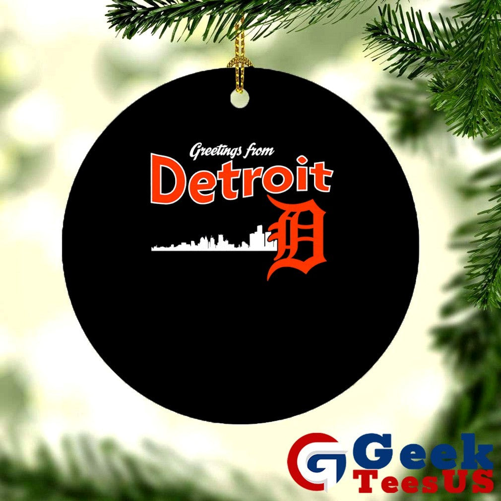 Greetings from Detroit Tigers Skyline City 2025 shirt