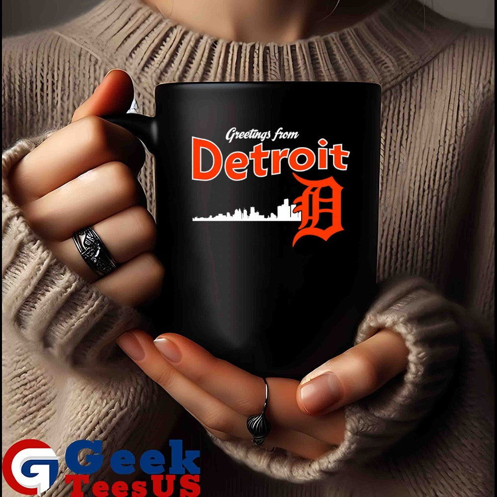 Greetings from Detroit Tigers Skyline City 2025 shirt