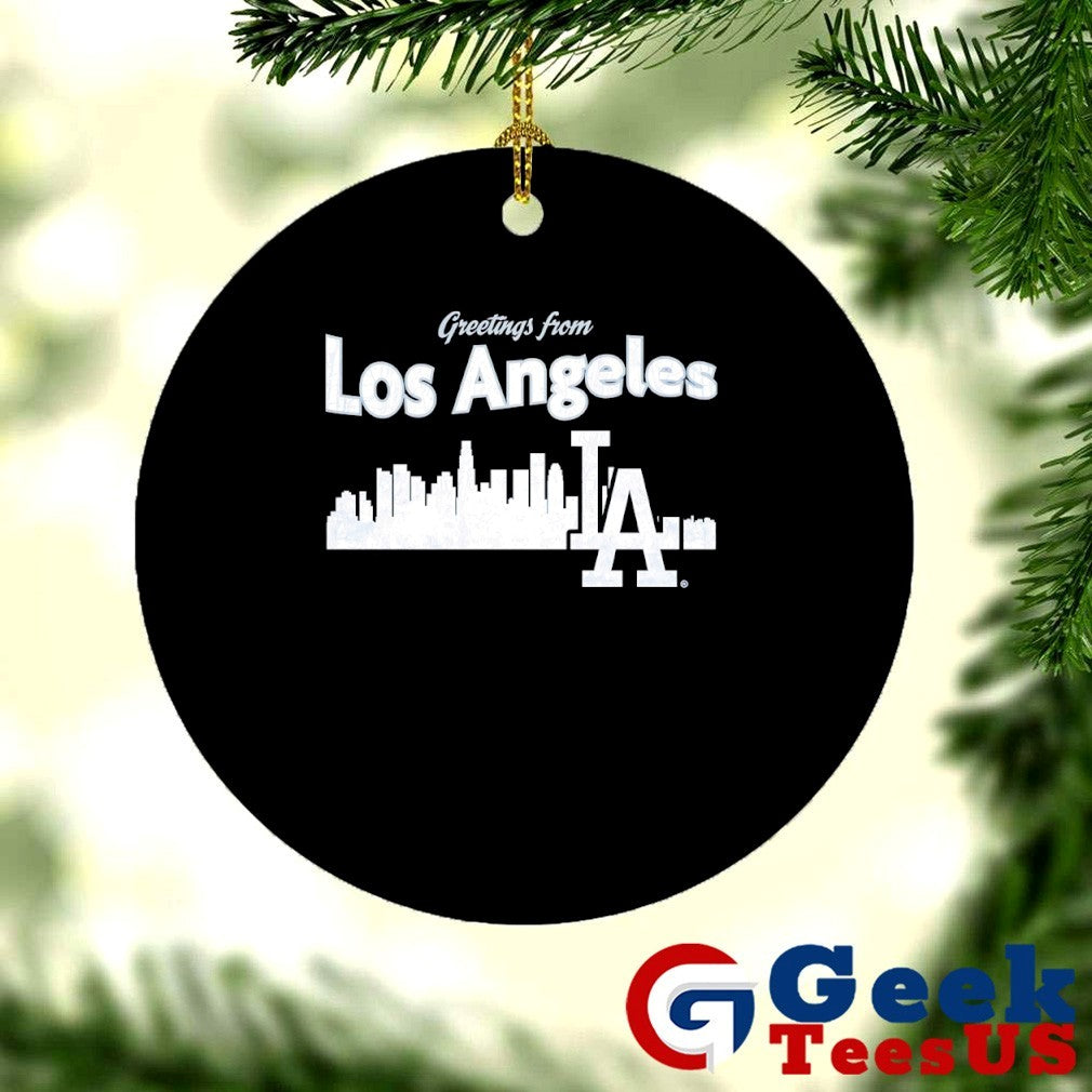 Greetings from Los Angeles Dodgers Skyline City 2025 shirt
