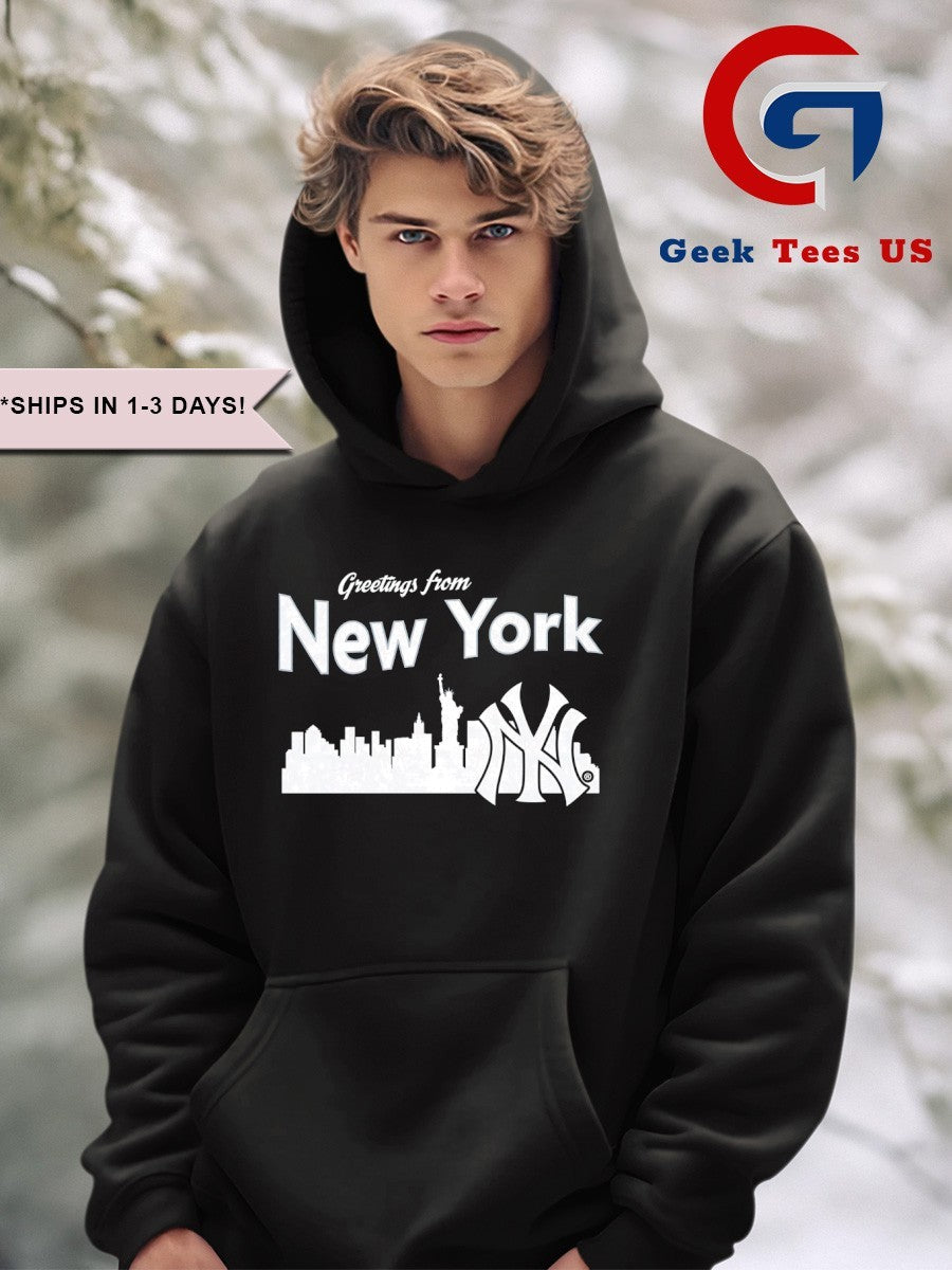 Greetings from New York Yankees Skyline City 2025 shirt