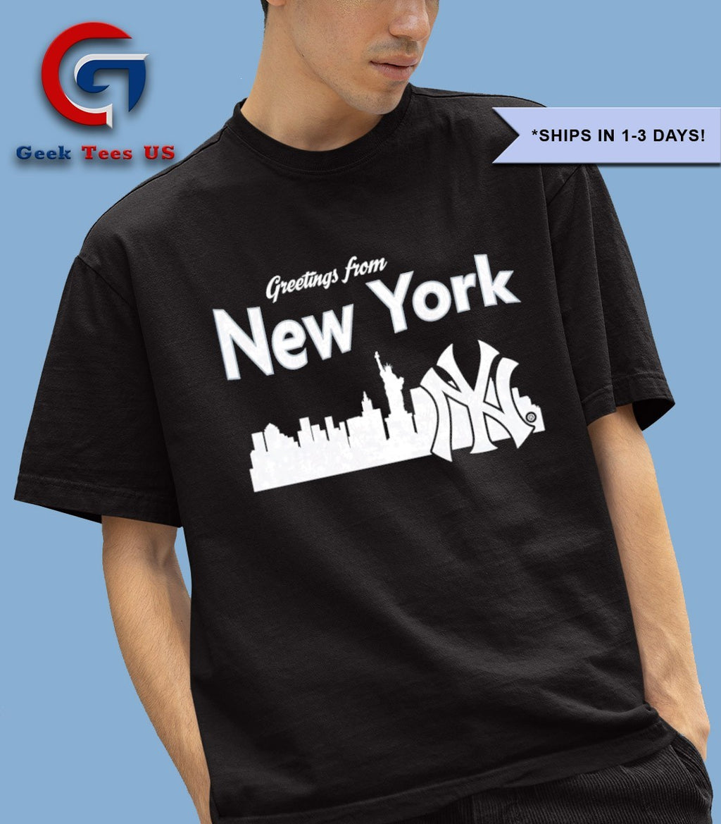 Greetings from New York Yankees Skyline City 2025 shirt