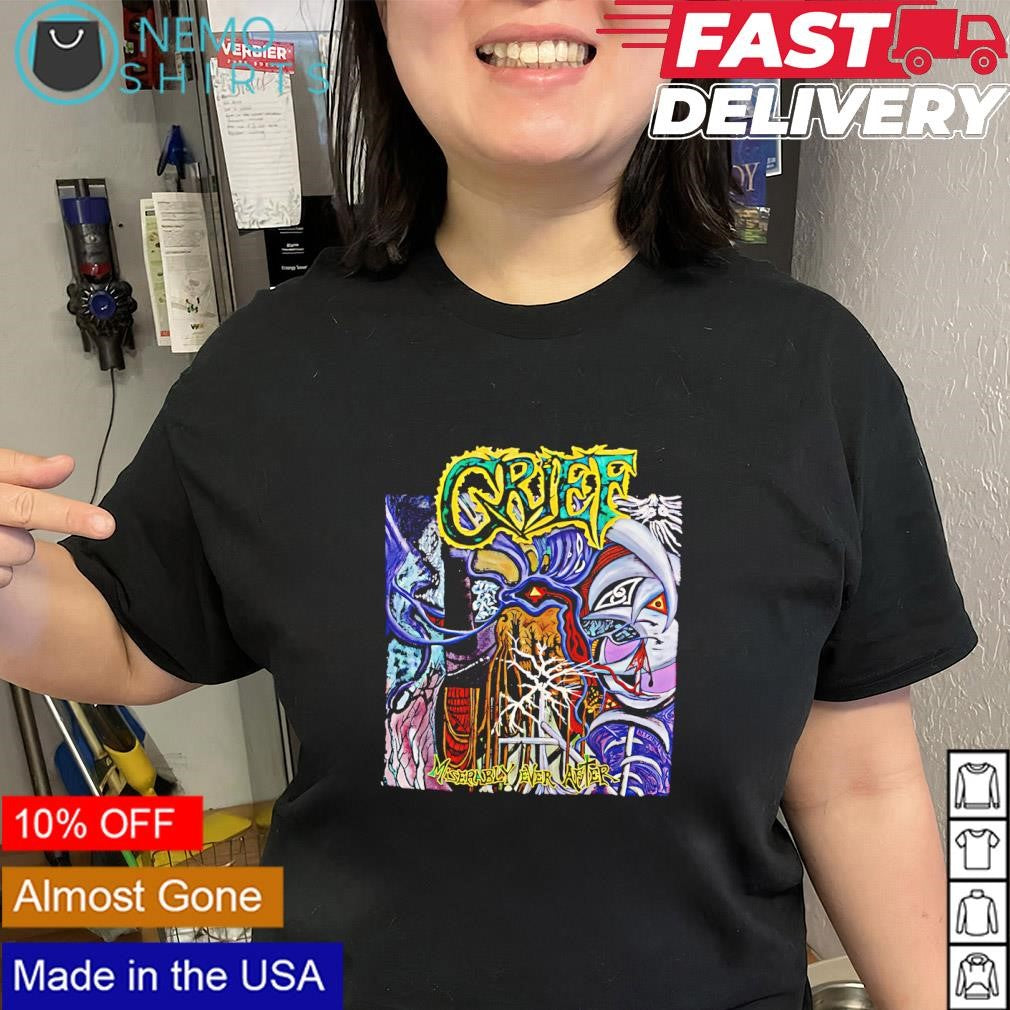 Grief miserably ever after sludge metal band shirt