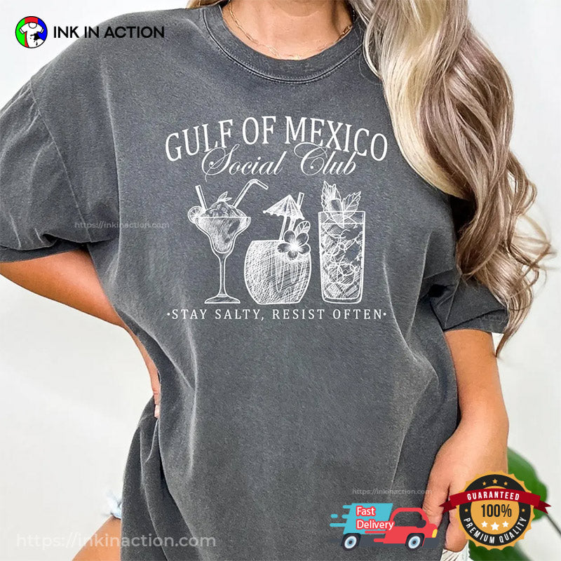 Gulf Of Mexico Social Club Democrat Comfort Colors Tee