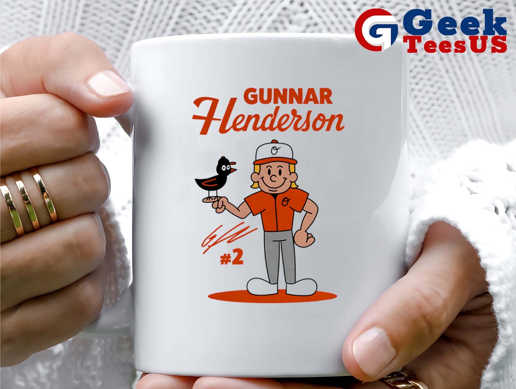 Gunnar Henderson Baltimore Orioles baseball Superstar Cartoon signature shirt