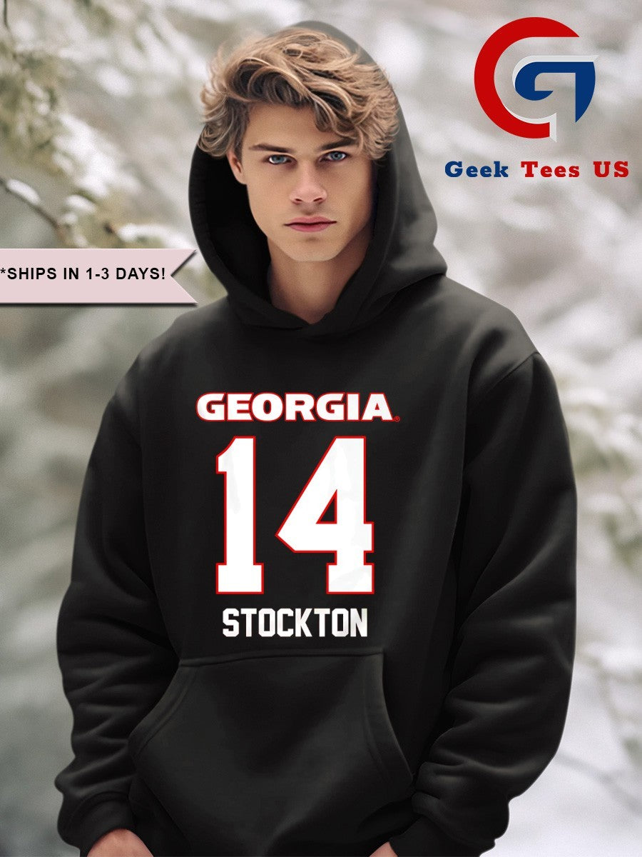 Gunner Stockton 14 Georgia Bulldogs football shirt