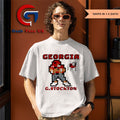 Gunner Stockton Georgia Bulldogs football 8 bit retro baller shirt