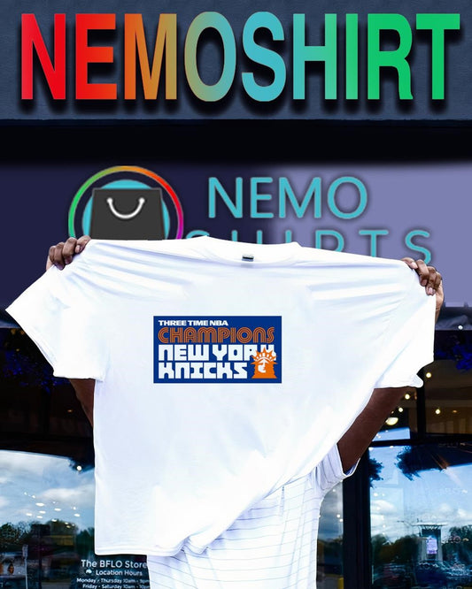 Three time NBA Champions New York Knicks graphic shirt
