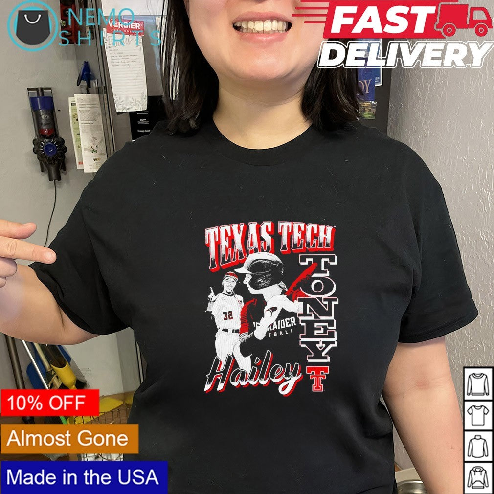Hailey Toney Texas Tech Red Raiders softball player name shirt