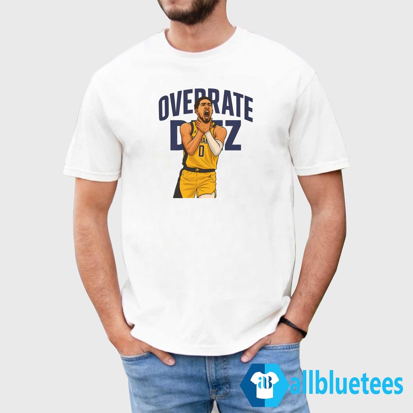 Haliburton Choke Overrate Deez Shirt