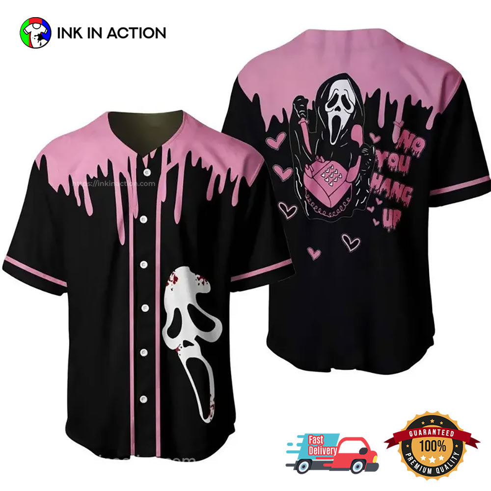 Halloween No You Hang Up Ghostface Baseball Jersey