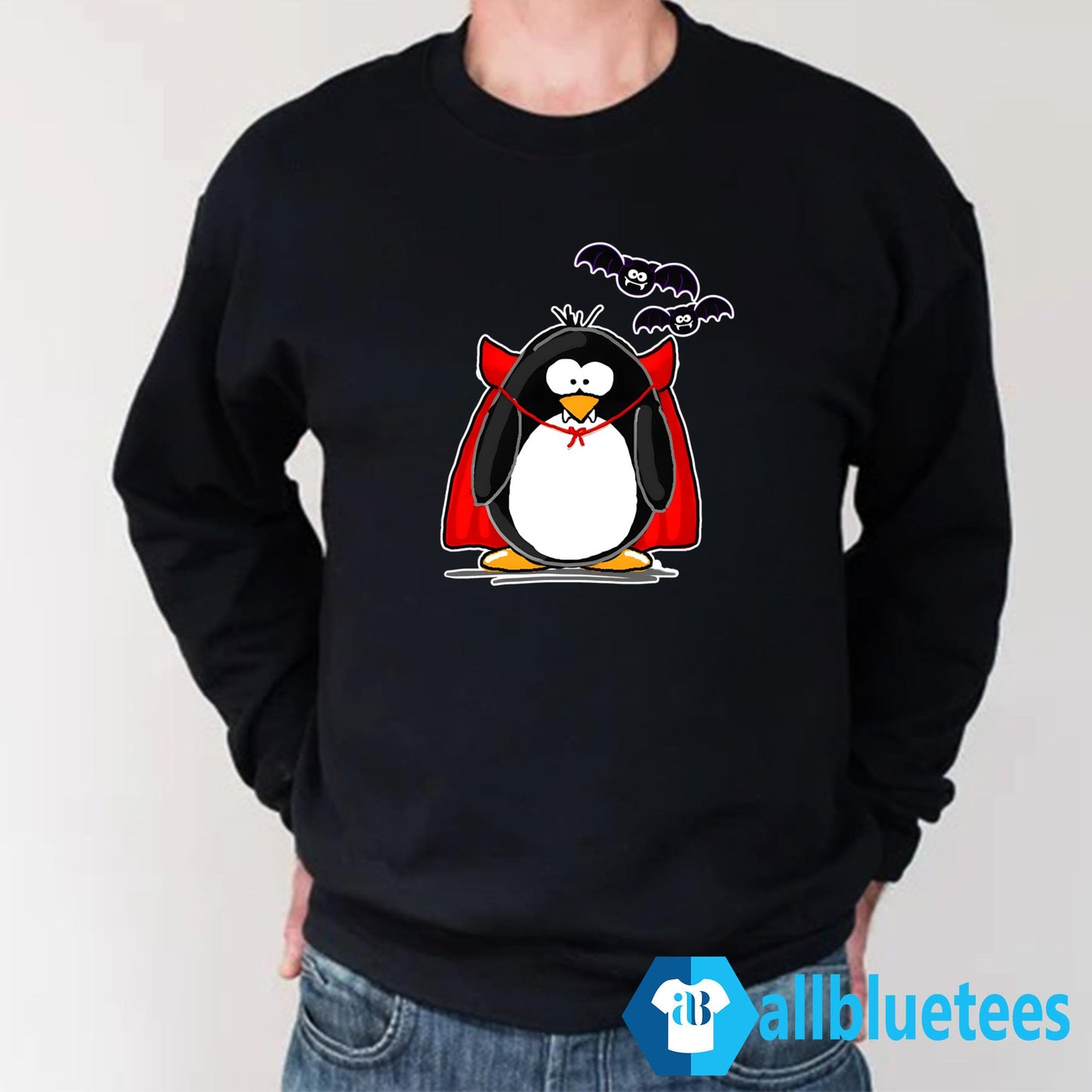 Halloween Vampire Penguin Shirt