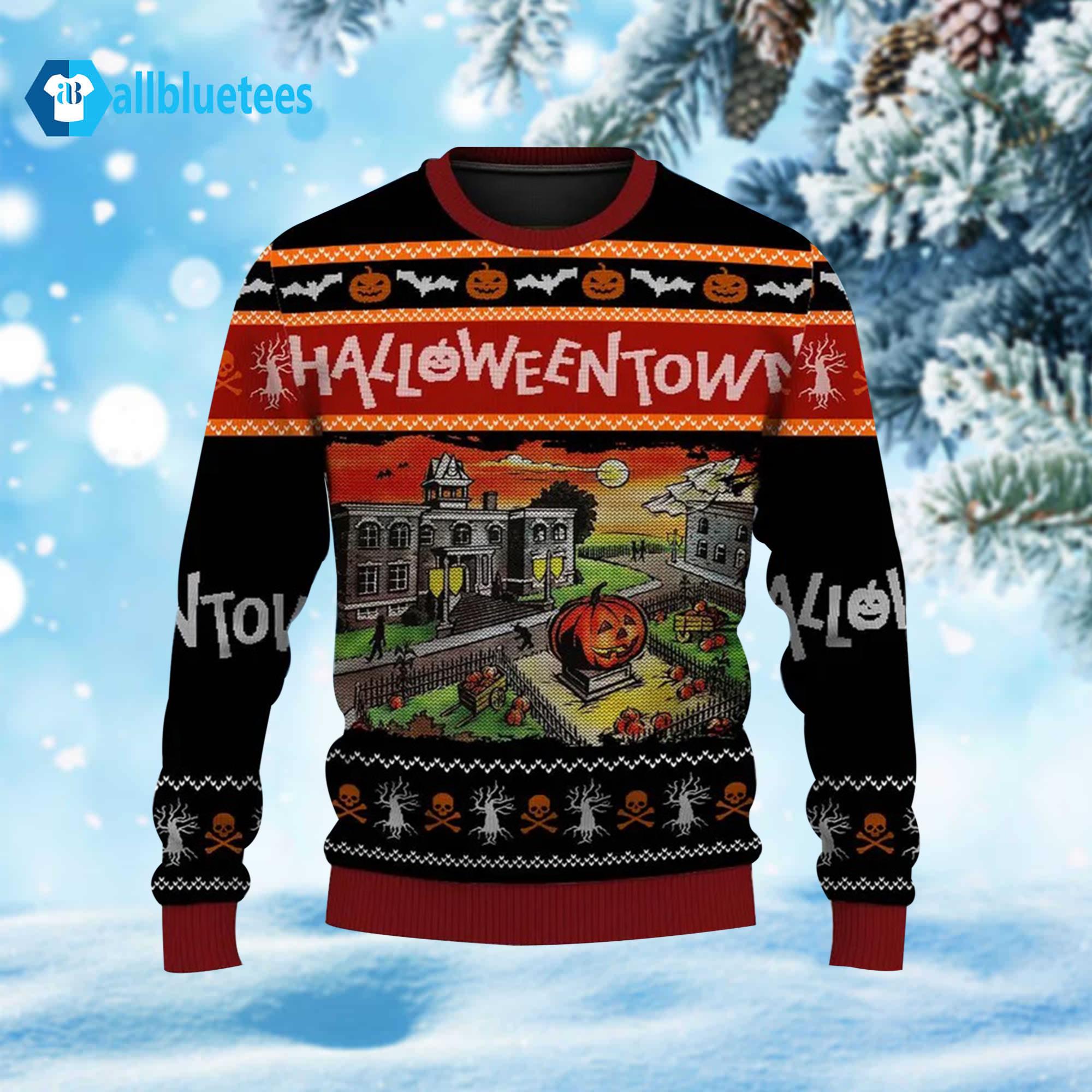 Halloweentown Est 1998 Ugly Christmas Sweater