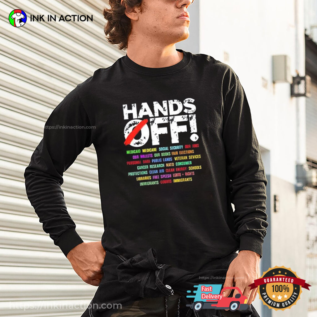 Hands Off Protest Social Security And Medicare Protest T-shirt