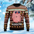 Hamsome Cute Pig Ugly Christmas Sweater