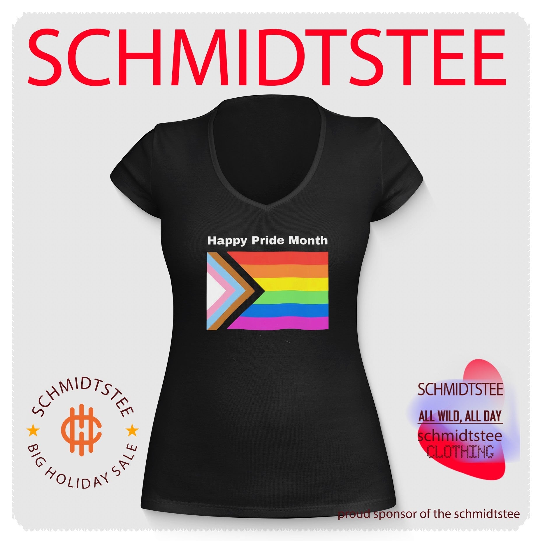 Happy Pride Month rainbow flag shirt