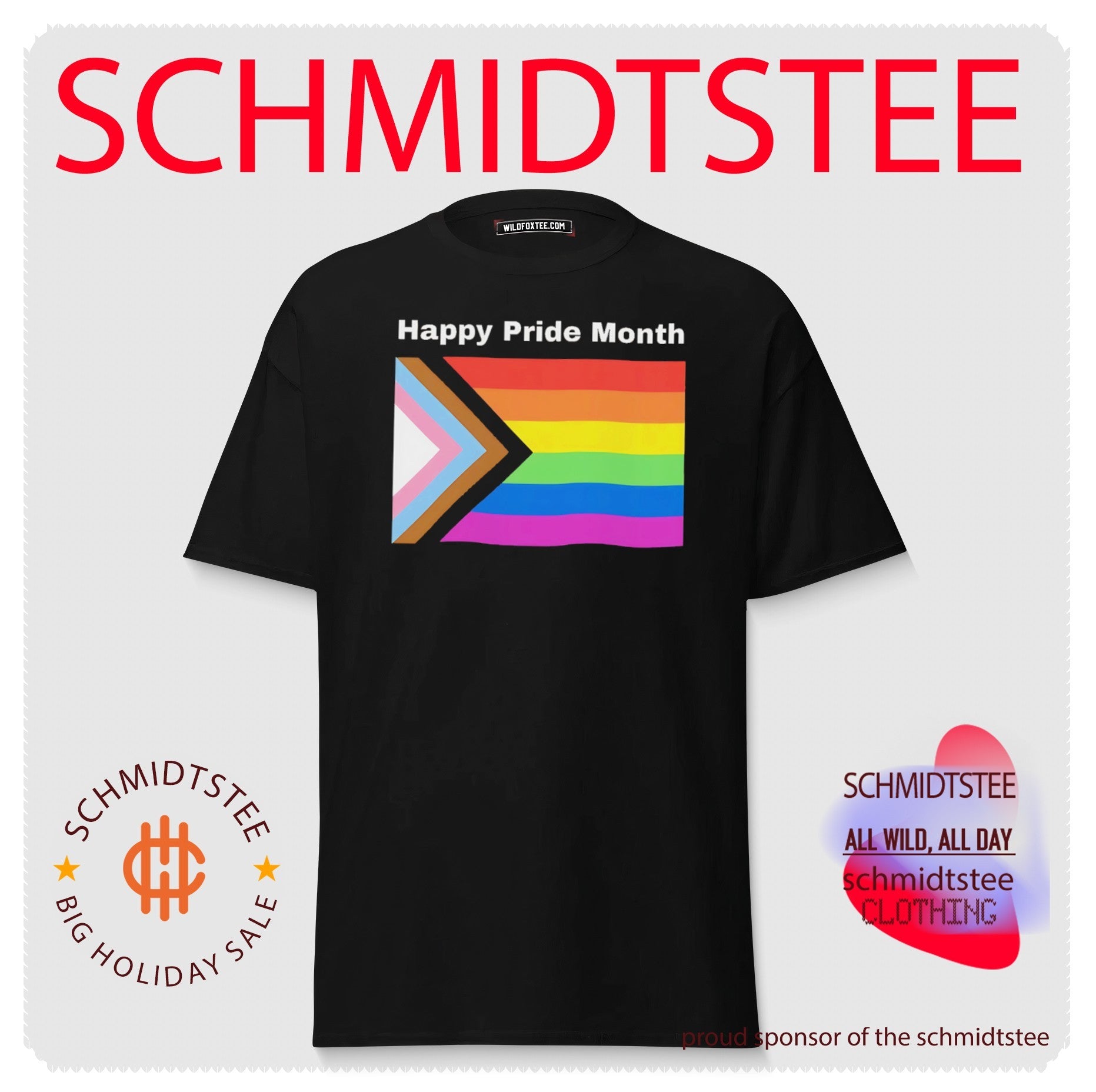 Happy Pride Month rainbow flag shirt