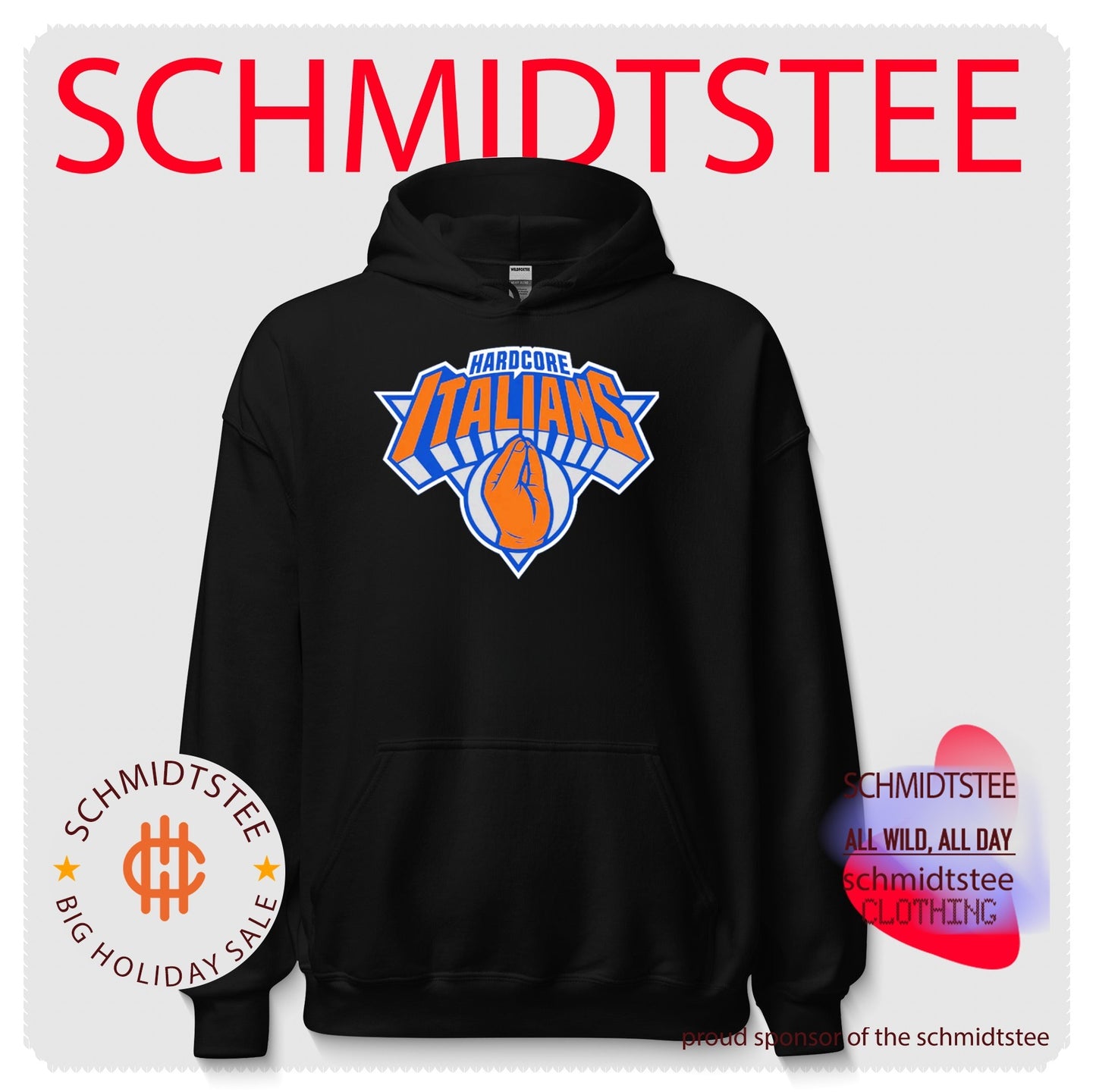Hardcore Italians NY New York Knicks logo shirt
