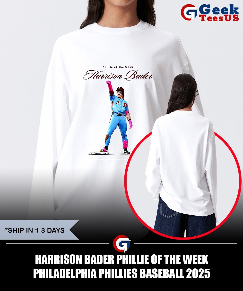 Harrison Bader Phillie of the Week Philadelphia Phillies baseball 2025 shirt