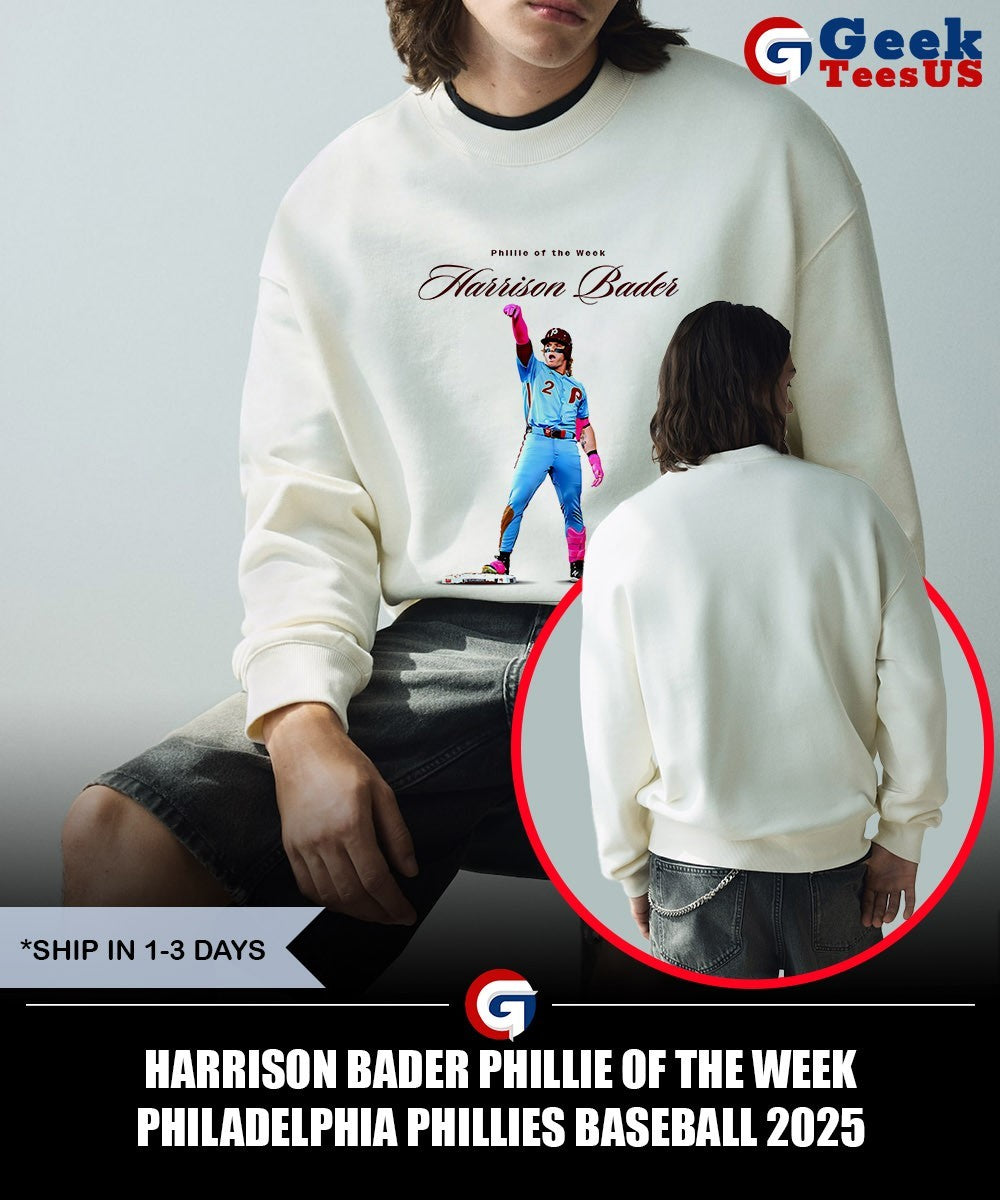 Harrison Bader Phillie of the Week Philadelphia Phillies baseball 2025 shirt