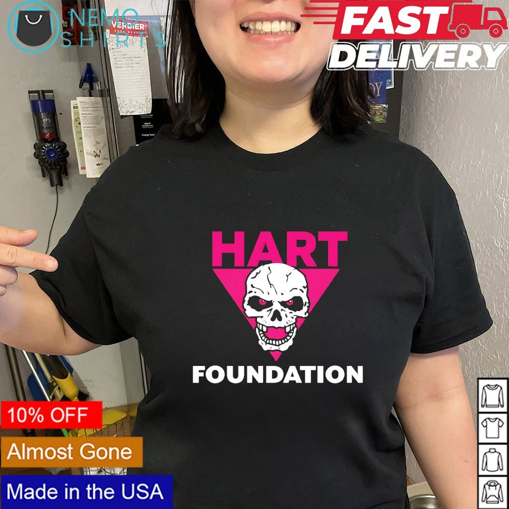Hart Foundation professional wrestling shirt