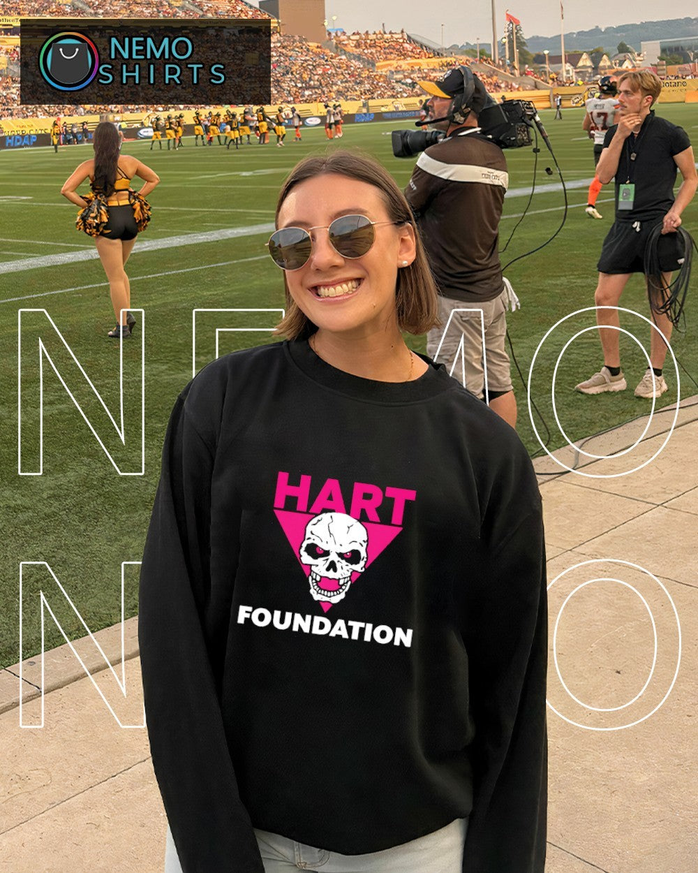 Hart Foundation professional wrestling shirt