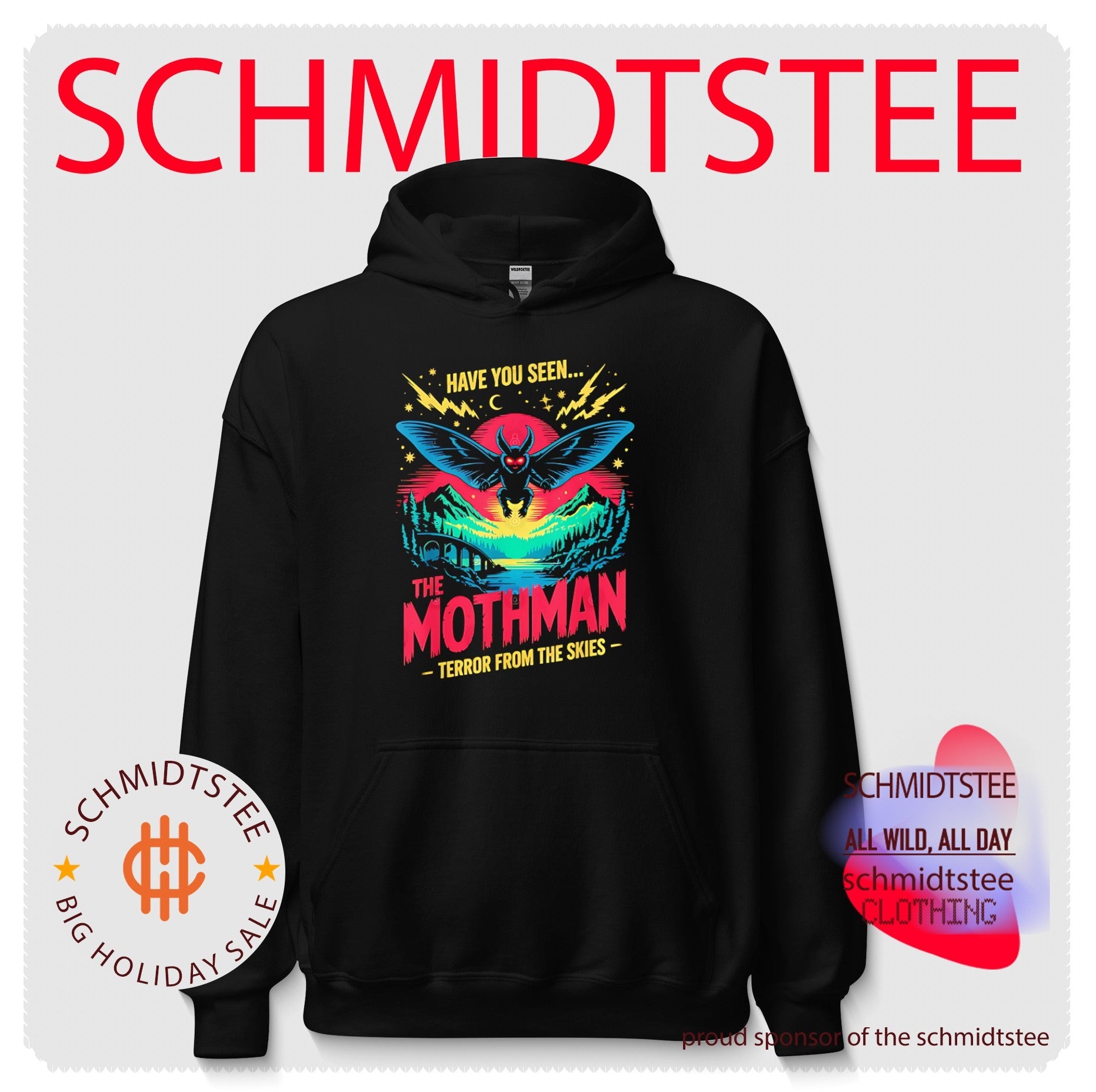 Have you seen the Mothman terror from the skies graphic shirt