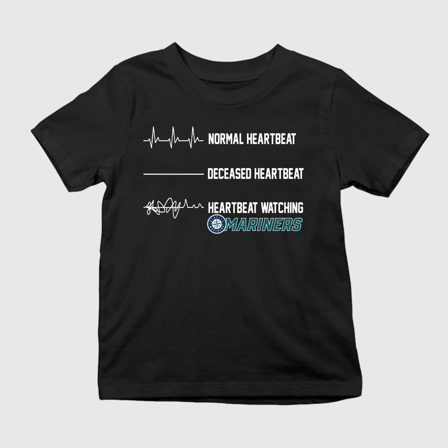 Heartbeat Watching Mariners Shirt