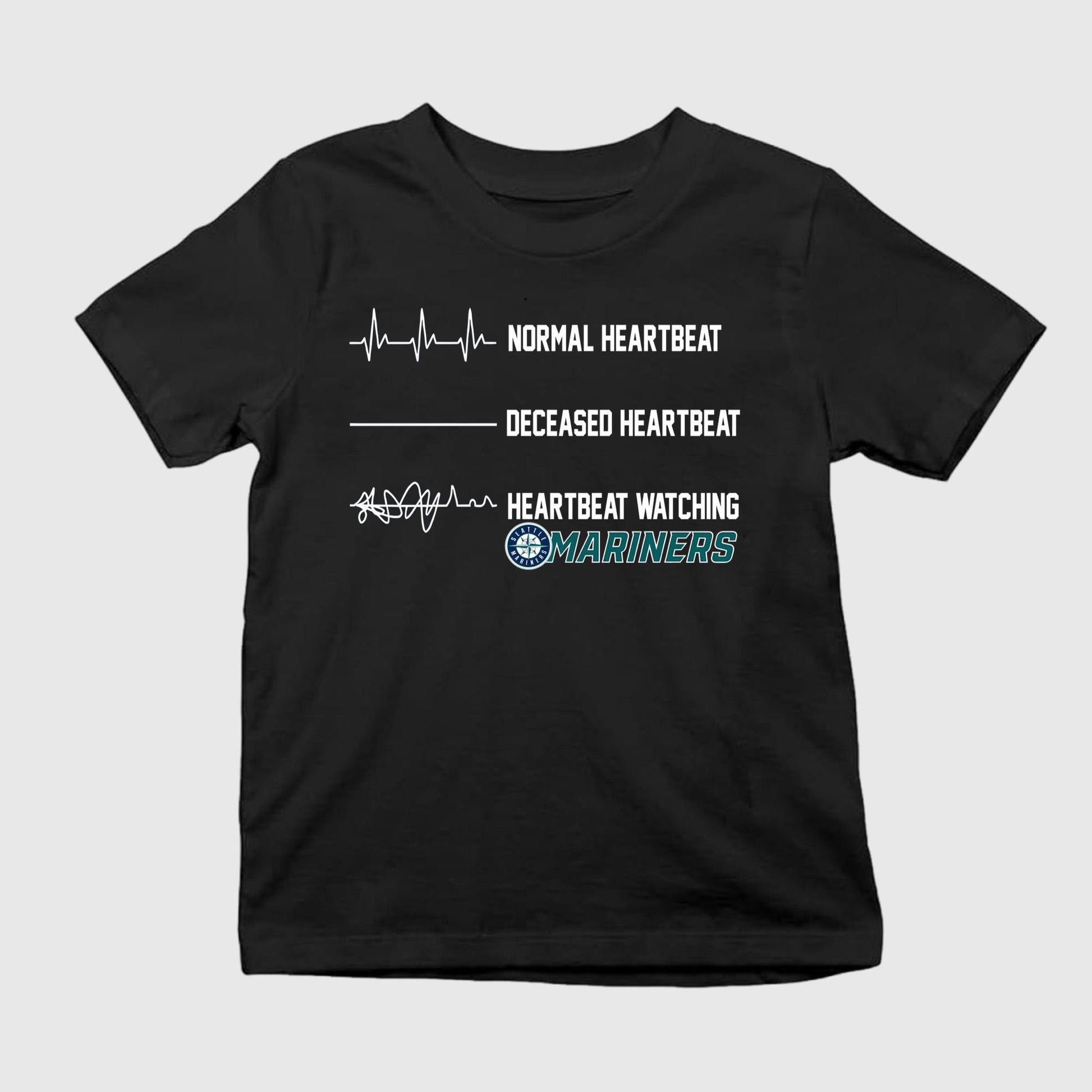 Heartbeat Watching Mariners Shirt