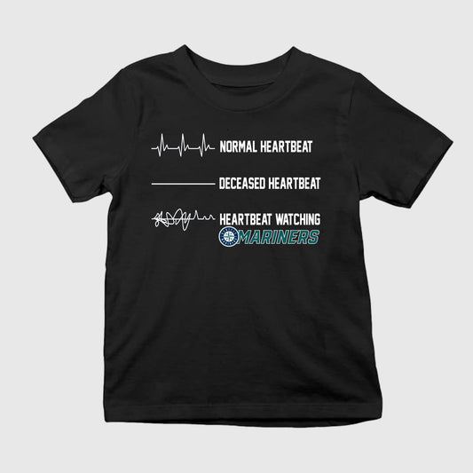 Heartbeat Watching Mariners Shirt