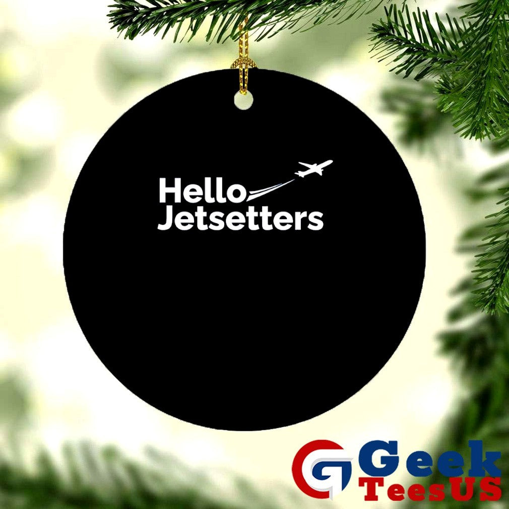 Hello Jetsetters plane shirt