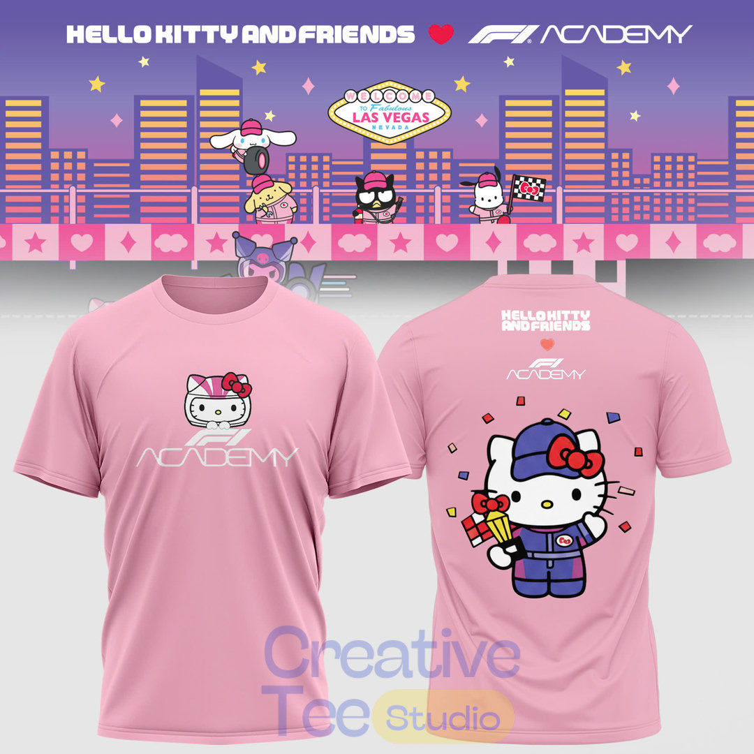 Hello Kitty x F1 Academy New Collection T-Shirt