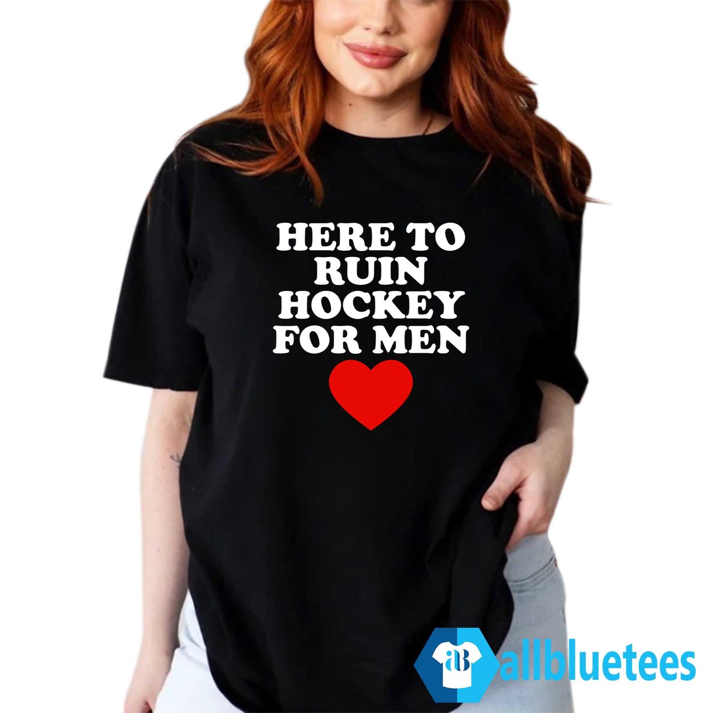 Here To Ruin Hockey For Men Shirt