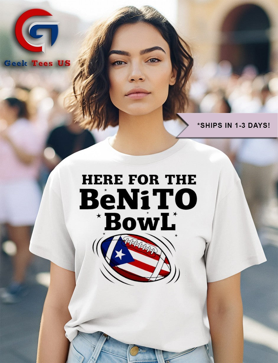 Here for the Benito Bowl Puerto Rican Football SuperB 2026 shirt
