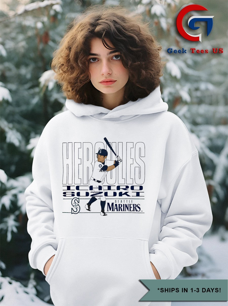 Heroules Ichiro Suzuki Seattle Mariners baseball shirt