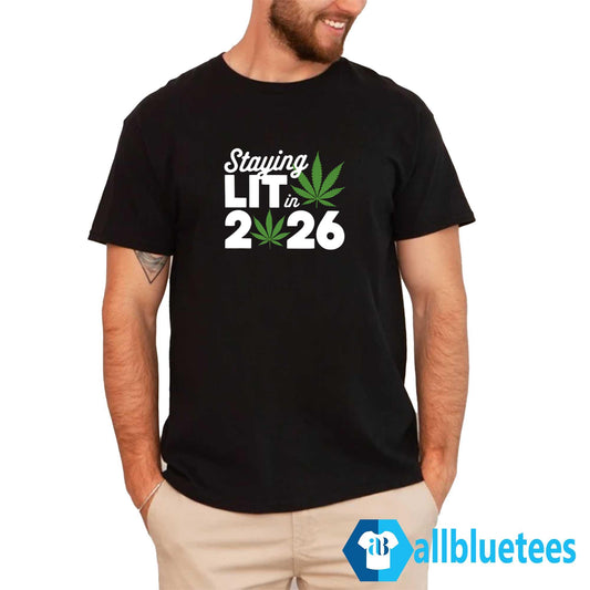 High Waisted Marijuana Weed Staying Lit In 2026 Shirt