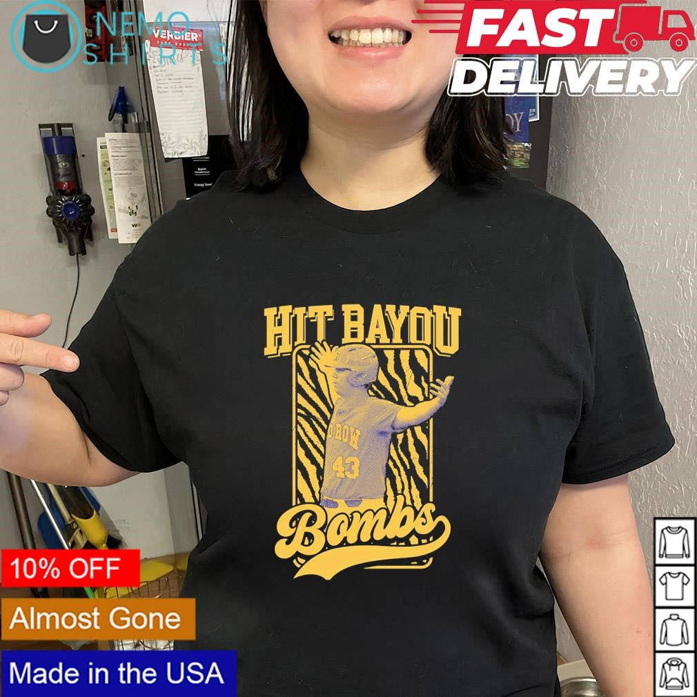 Hit Bayou Bombs Todd Peterson graphic shirt