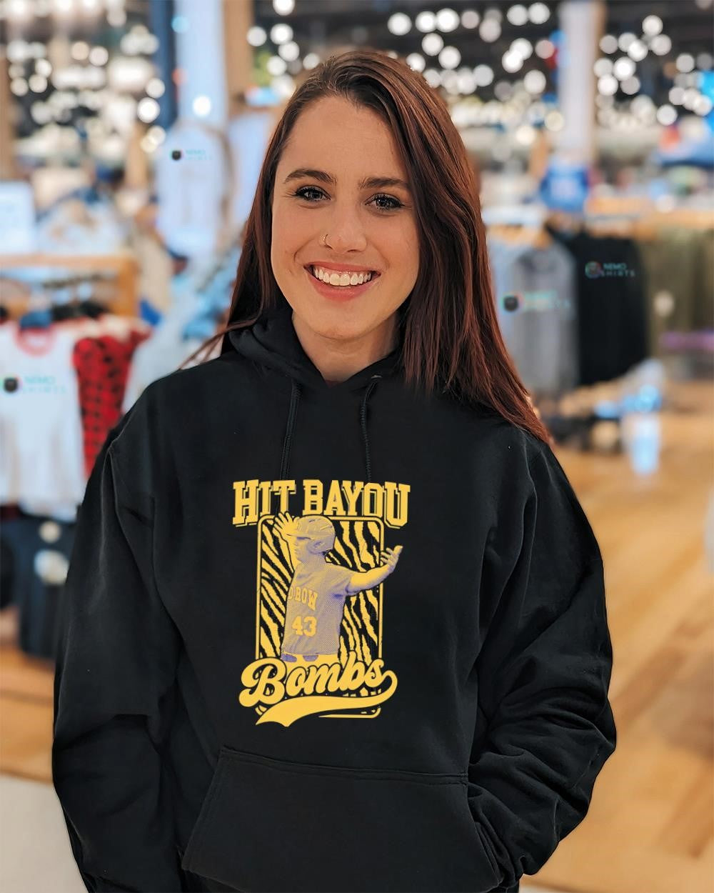 Hit Bayou Bombs Todd Peterson graphic shirt