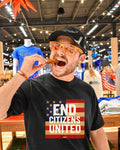 End citizens United flag shirt