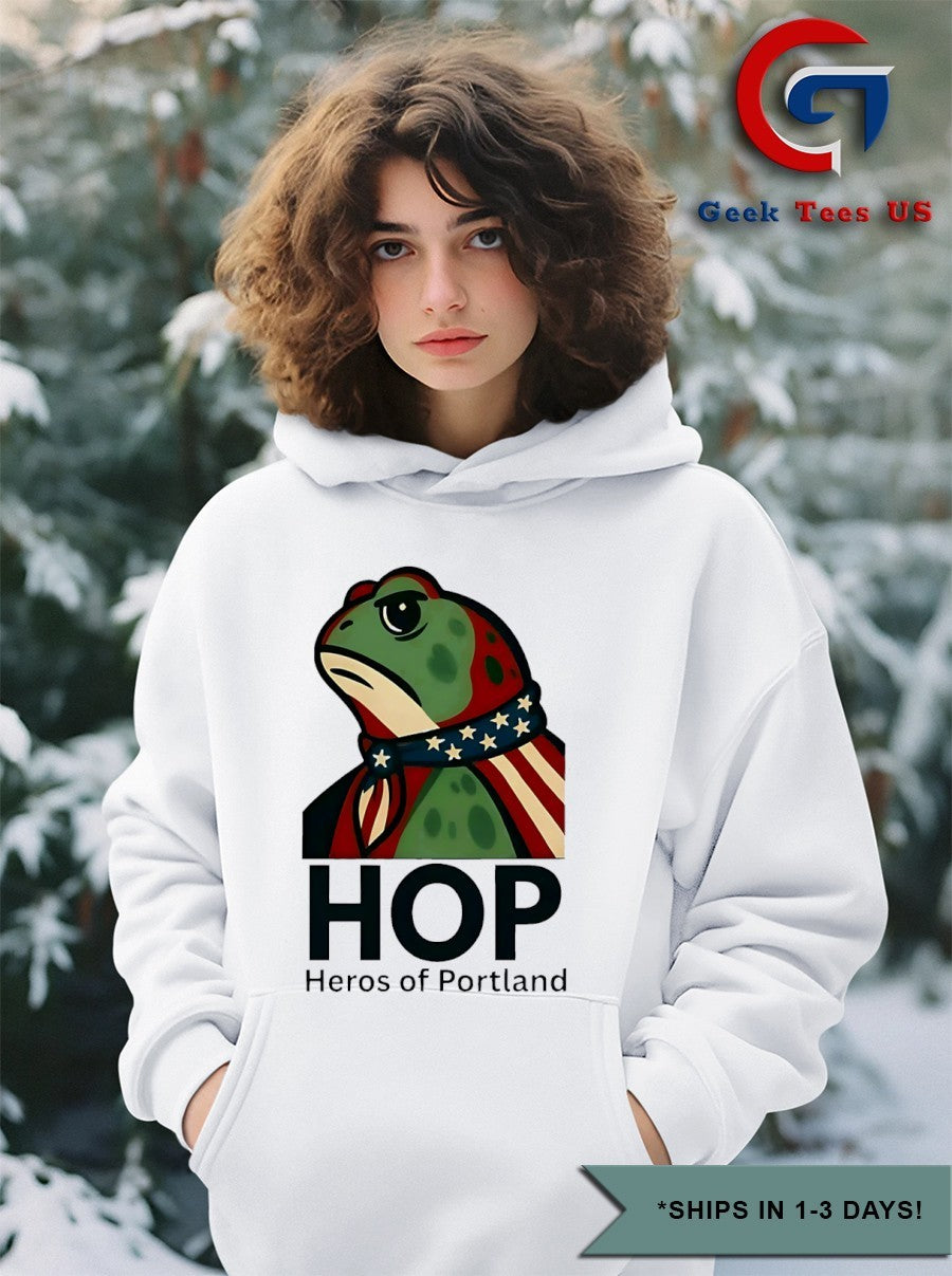 Hop Heros of Portland Frog shirt