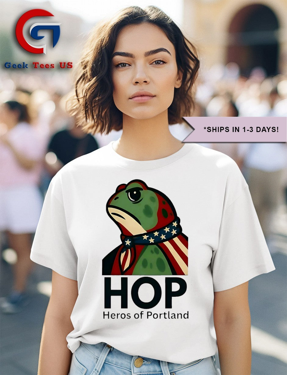 Hop Heros of Portland Frog shirt