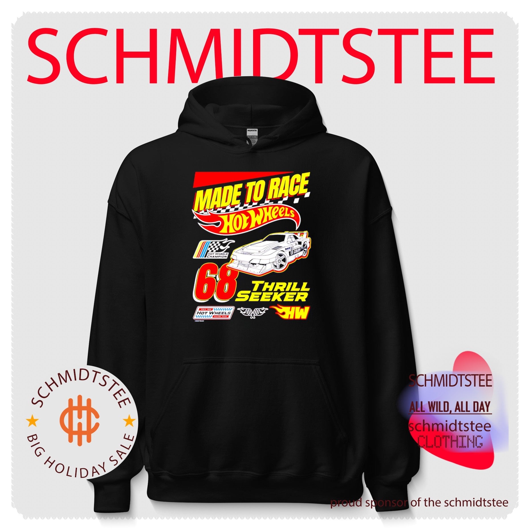 Wheels Thrill Seeker made to race graphic shirt
