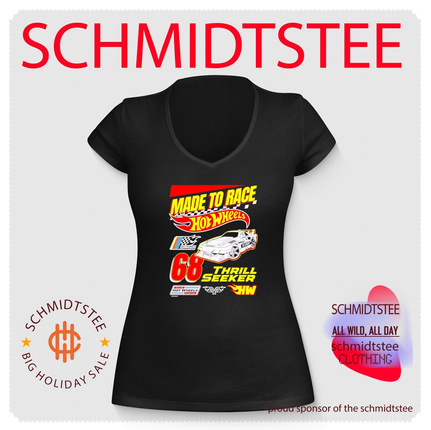 Wheels Thrill Seeker made to race graphic shirt