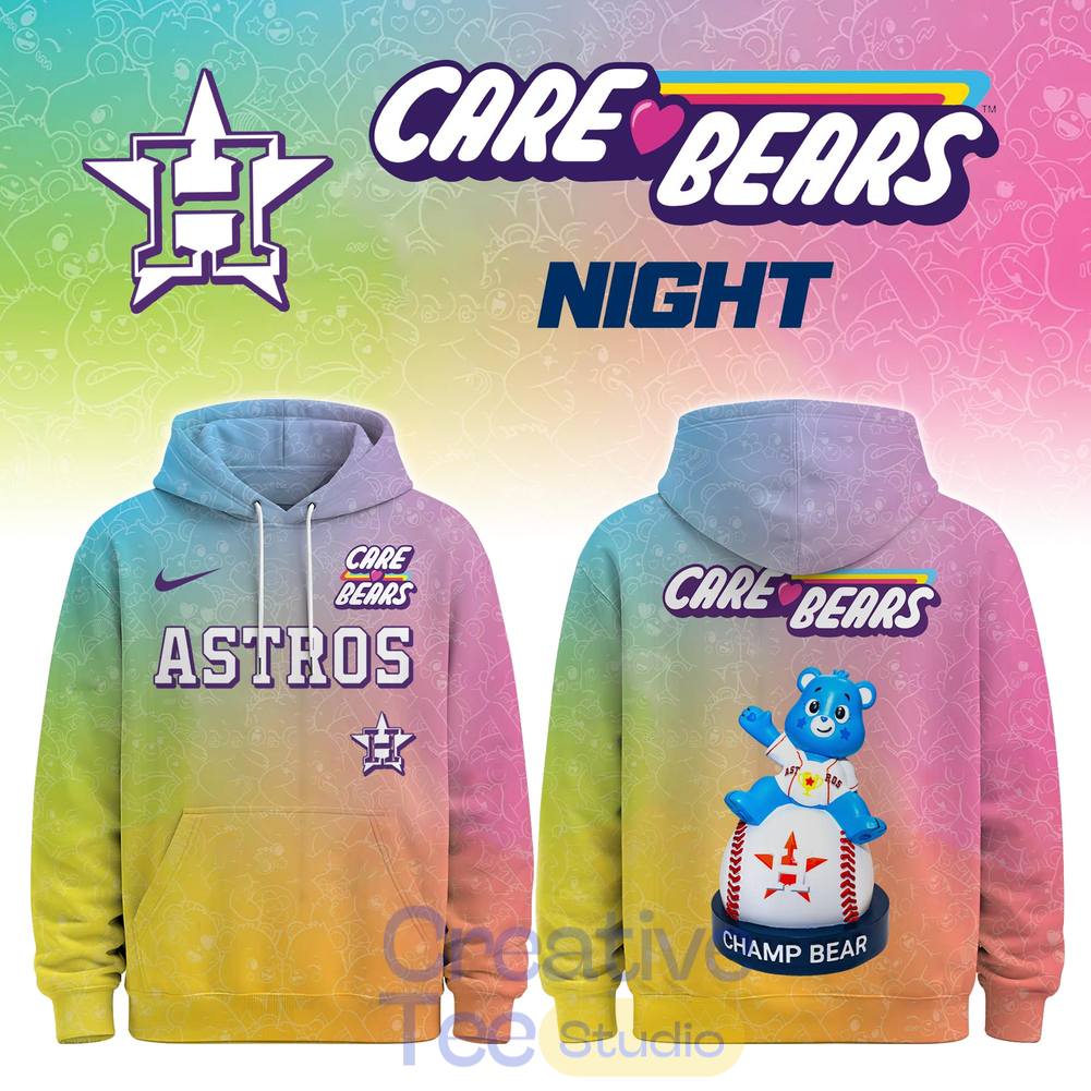 Houston Astros Care Bears Night Special Hoodie