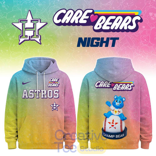 Houston Astros Care Bears Night Special Hoodie