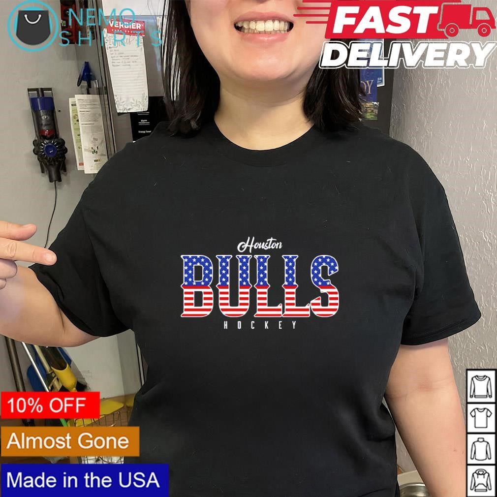 Houston Bulls America Stars and Stripes logo shirt