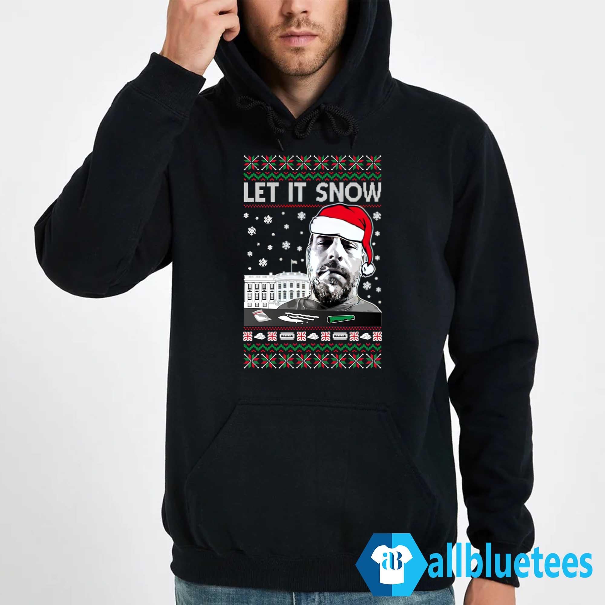 Hunter Biden Let It Snow Christmas Sweater