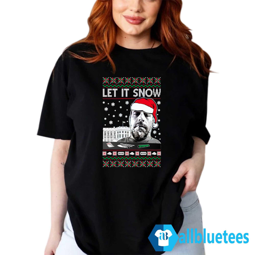 Hunter Biden Let It Snow Christmas Sweater