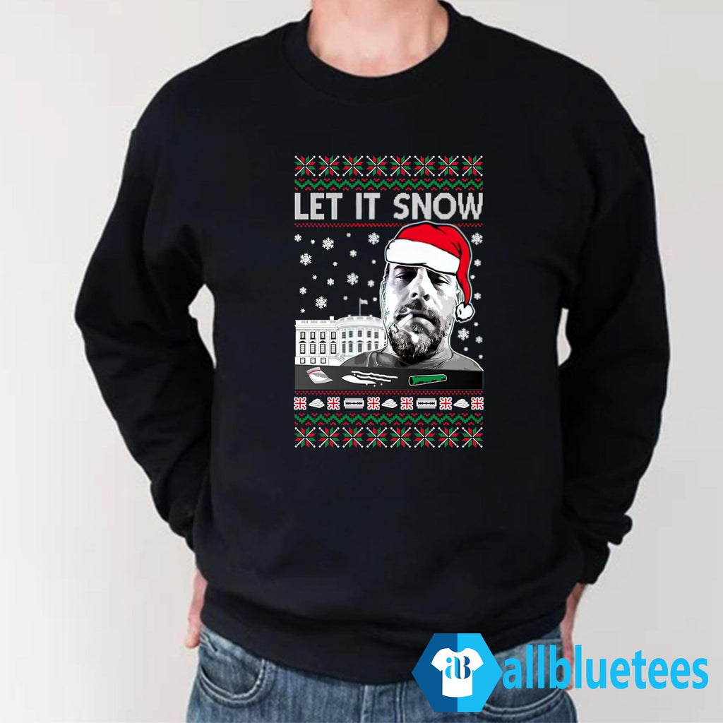 Hunter Biden Let It Snow Christmas Sweater