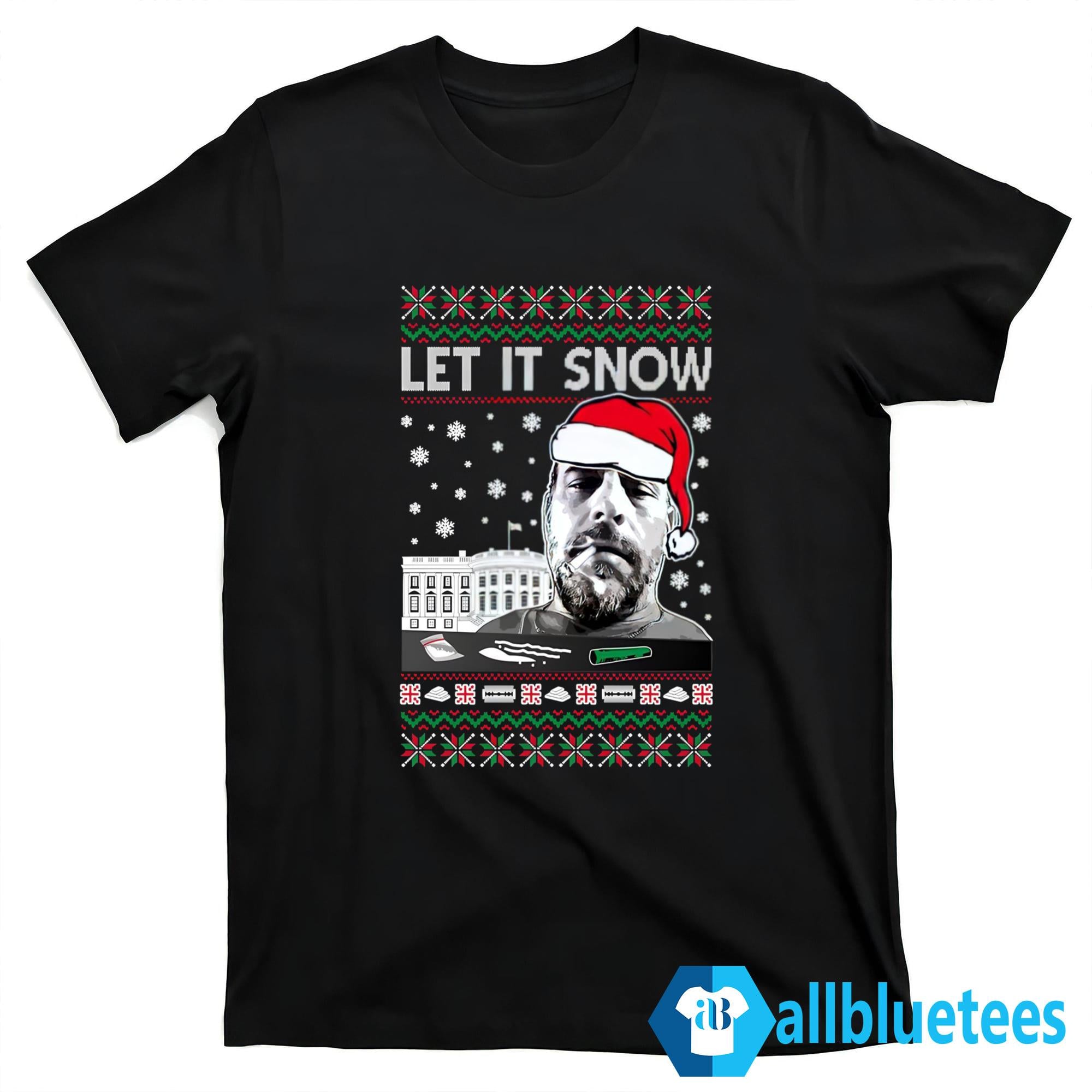 Hunter Biden Let It Snow Christmas Sweater