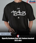 Hyperfly Katakana New York Yankees baseball 2025 shirt